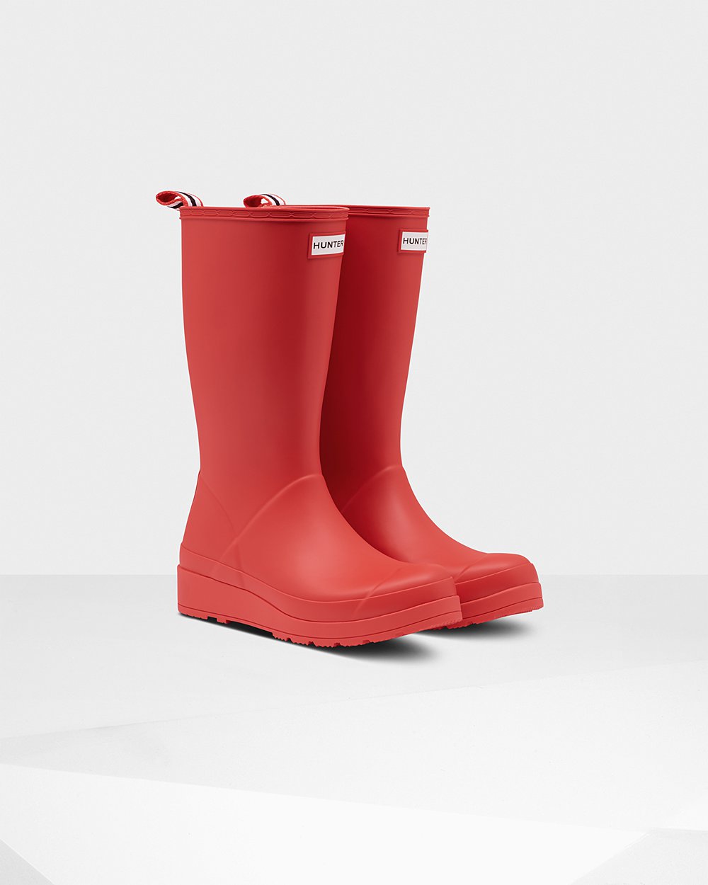 Womens Hunter Play Boots Red - Original Tall Rain - 5906842-OF